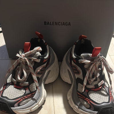 BALENCIAGA 10XL Sneaker "Grey/White/Red"