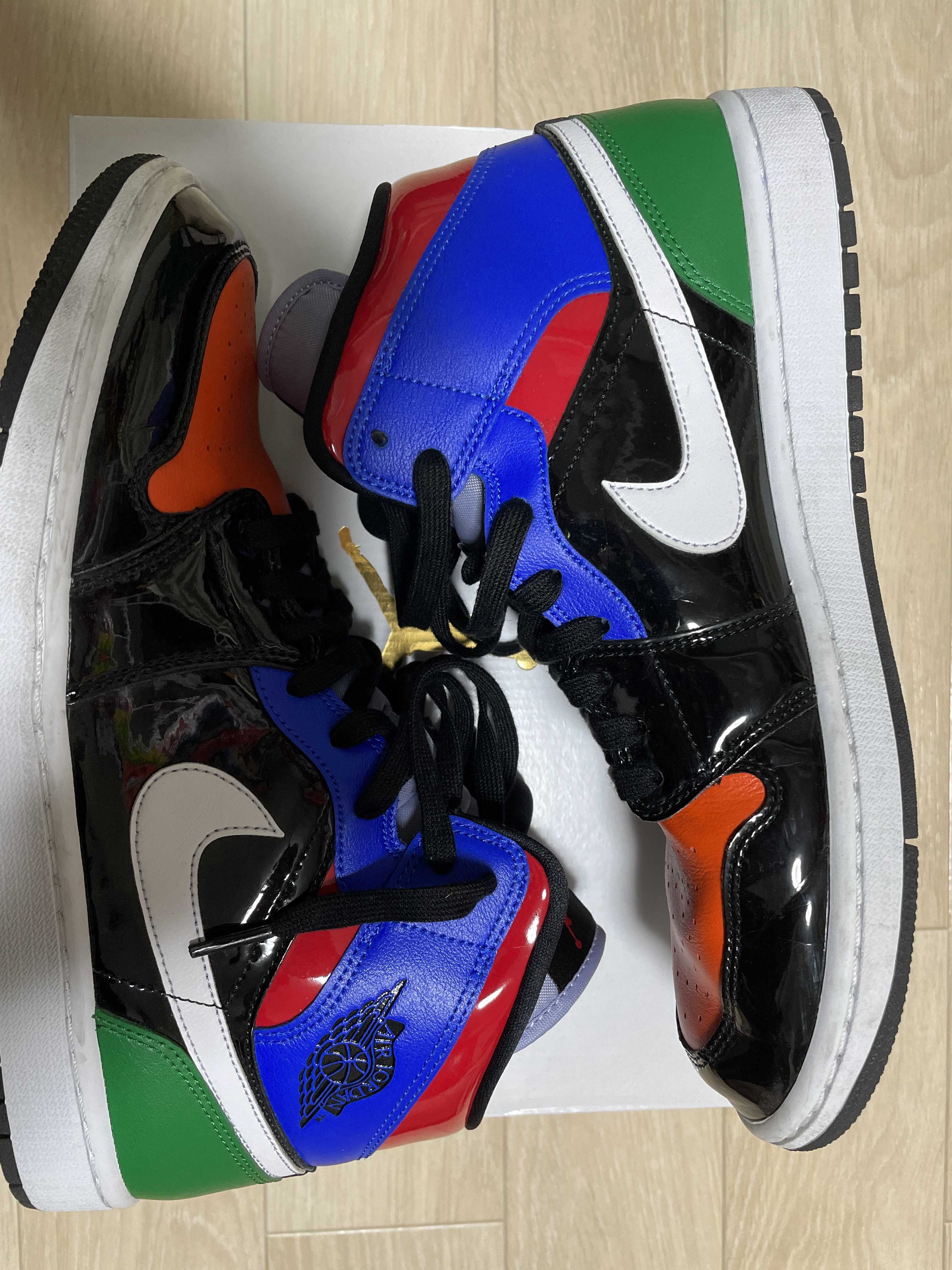 NIKE Women's AIR JORDAN 1 MID "PATENT BLEND"