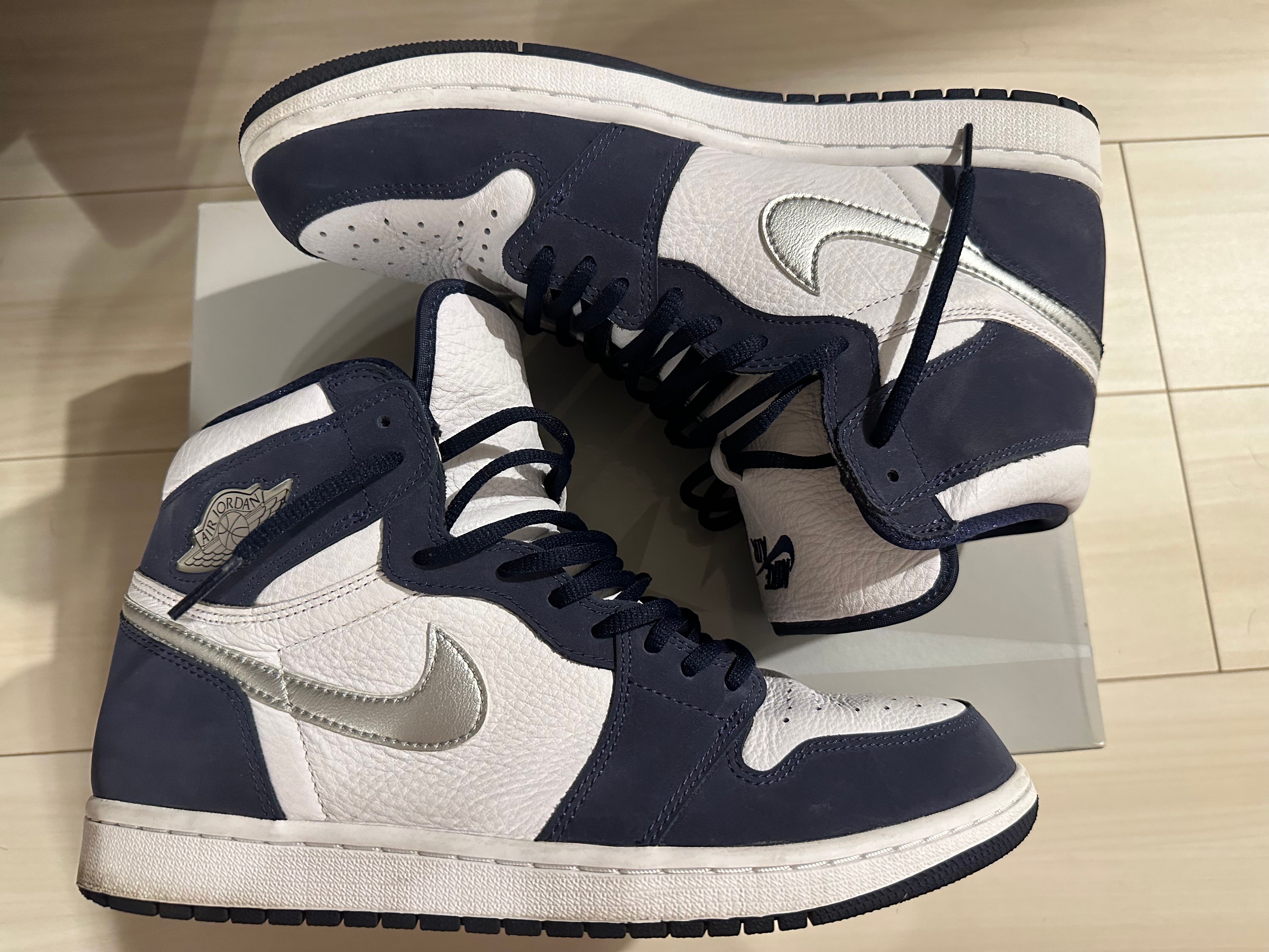 Nike Air Jordan 1 High OG CO.JP "White/Midnight Navy" (2020)(ブリーフケースなし)