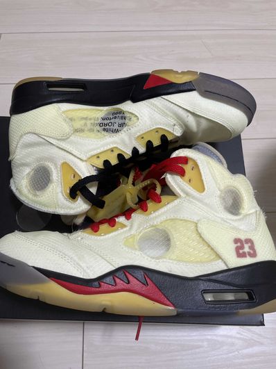 Off-White × Nike Air Jordan 5 "Sail"