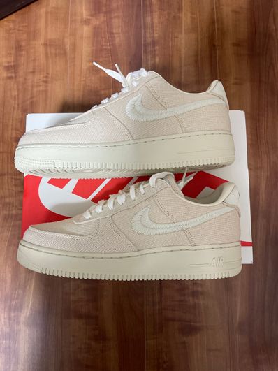 Stussy × Nike Air Force 1 Low "Fossil Stone"