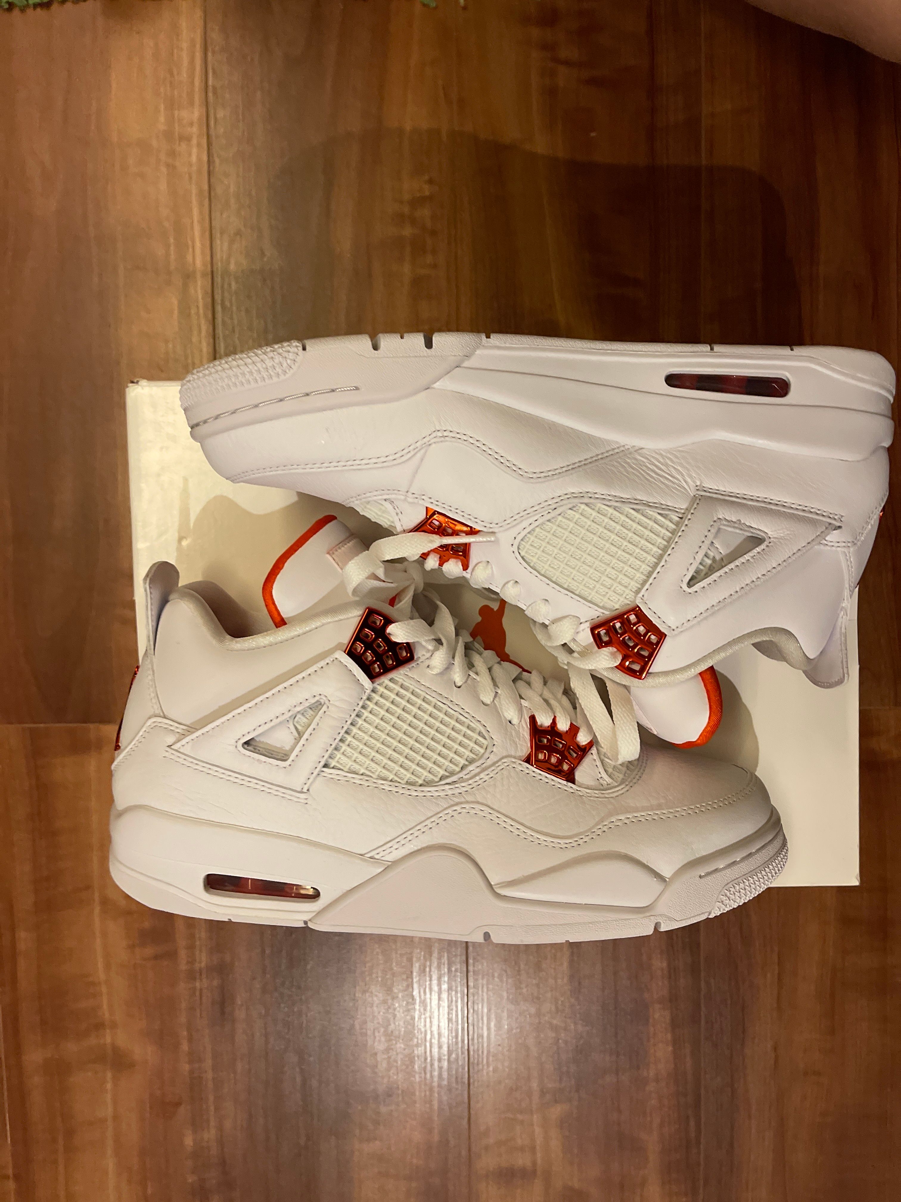 Nike Air Jordan 4 Retro "White/Team Orange"