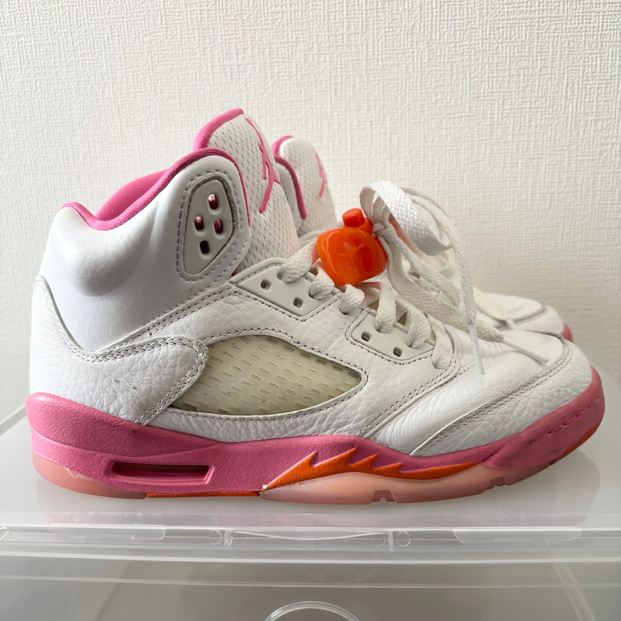 Nike GS Air Jordan 5 Retro WNBA "Pinksicle Safety Orange"