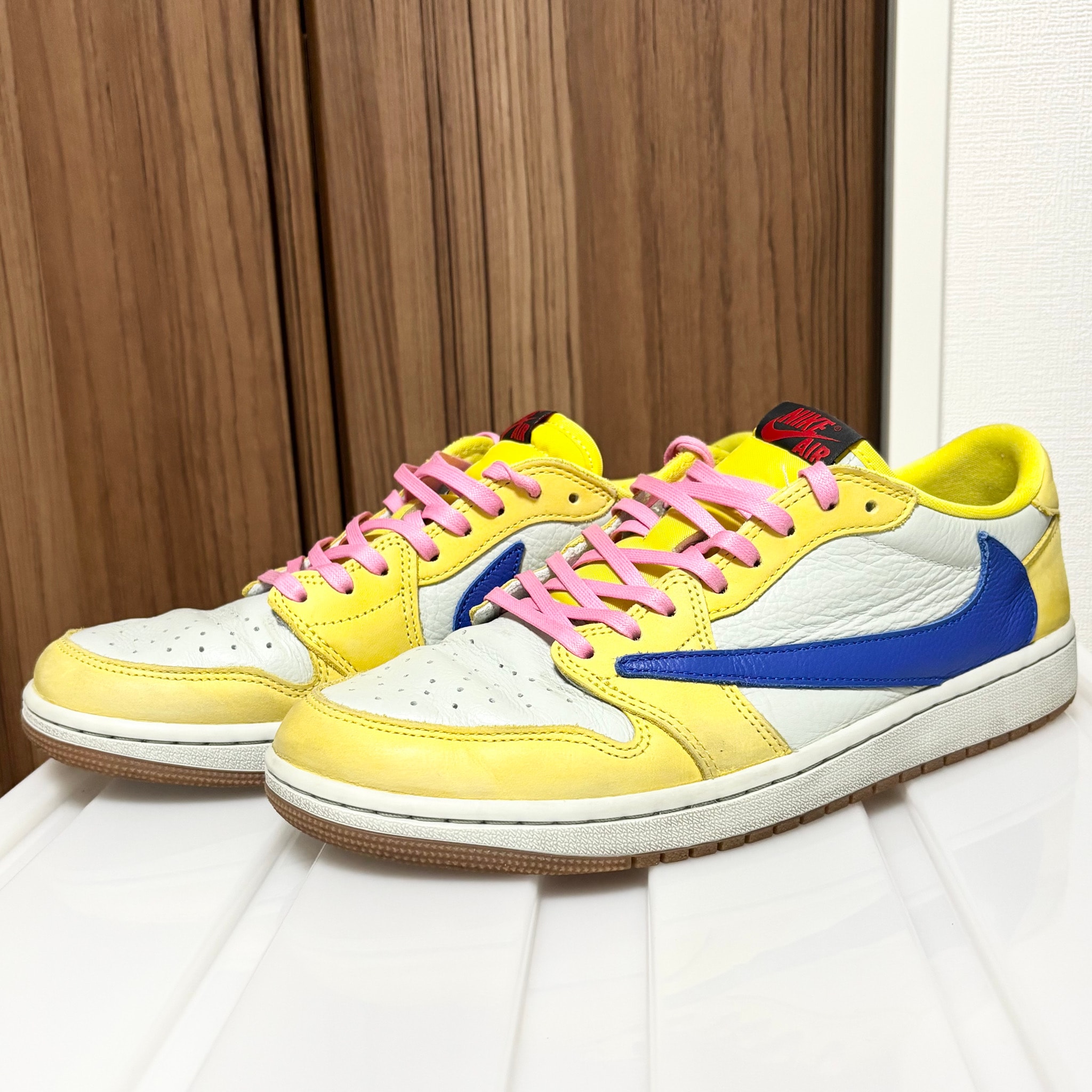Travis Scott × Nike Women's Air Jordan 1 Retro Low OG "Canary"
