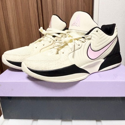 Nike Ja 2 "Coconut Milk/Black/Apricot Agate/Pink Foam" (FD7328-100/FD7327-100)