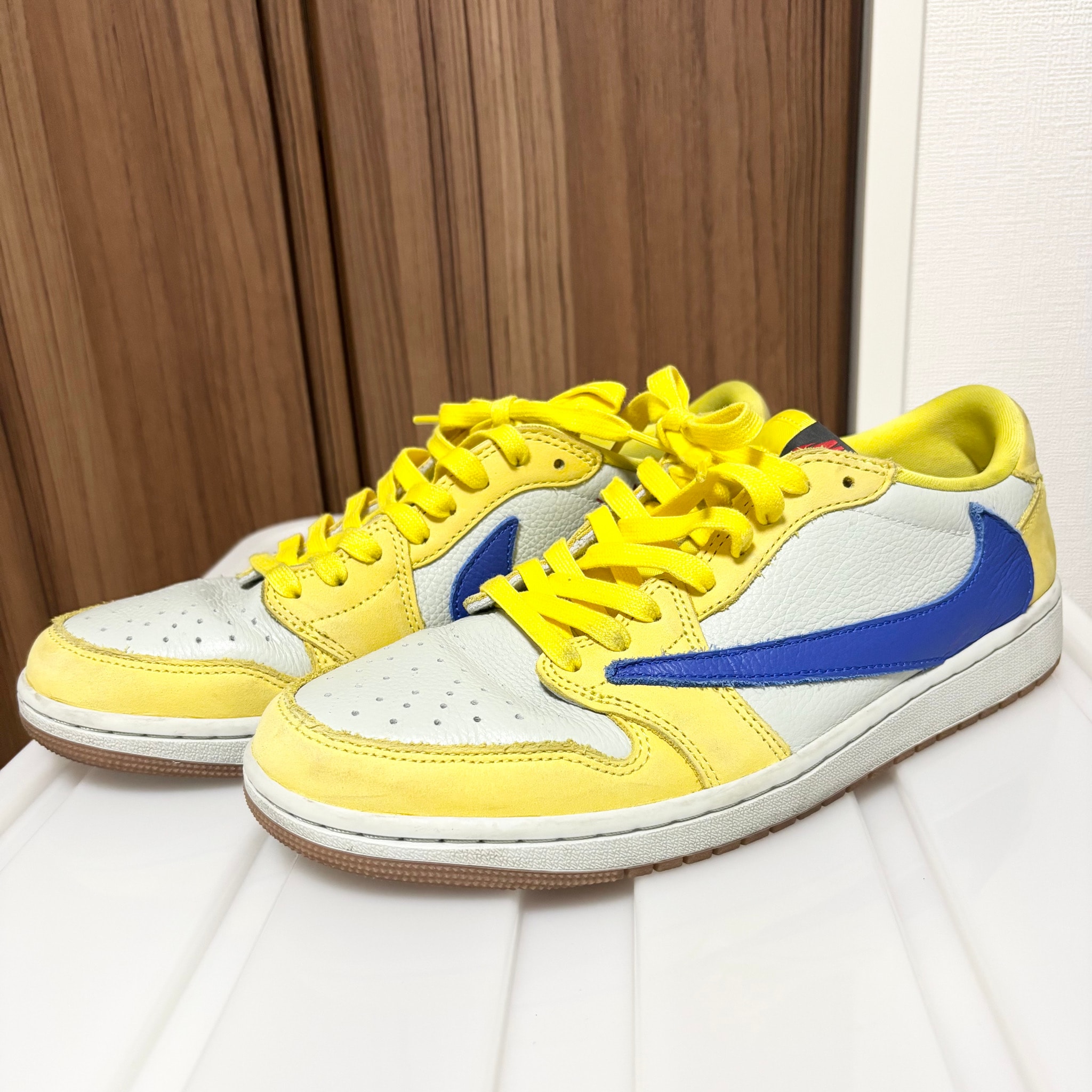 Travis Scott × Nike Women's Air Jordan 1 Retro Low OG "Canary"