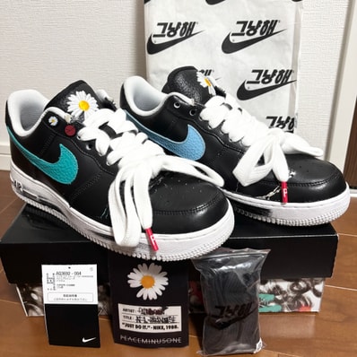 PEACEMINUSONE × Nike Air Force 1 Low '07 Para-Noise 3.0 "Black and Multi-Color" / G-DRAGON