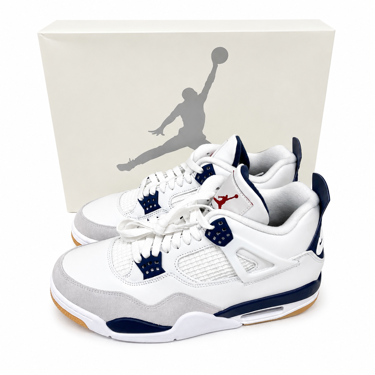 Nike SB Air Jordan 4 Retro SP "Summit White/Navy"