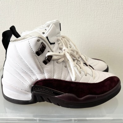 A Ma Maniere × Nike Women's Air Jordan 12 "White and Burgundy Crush"