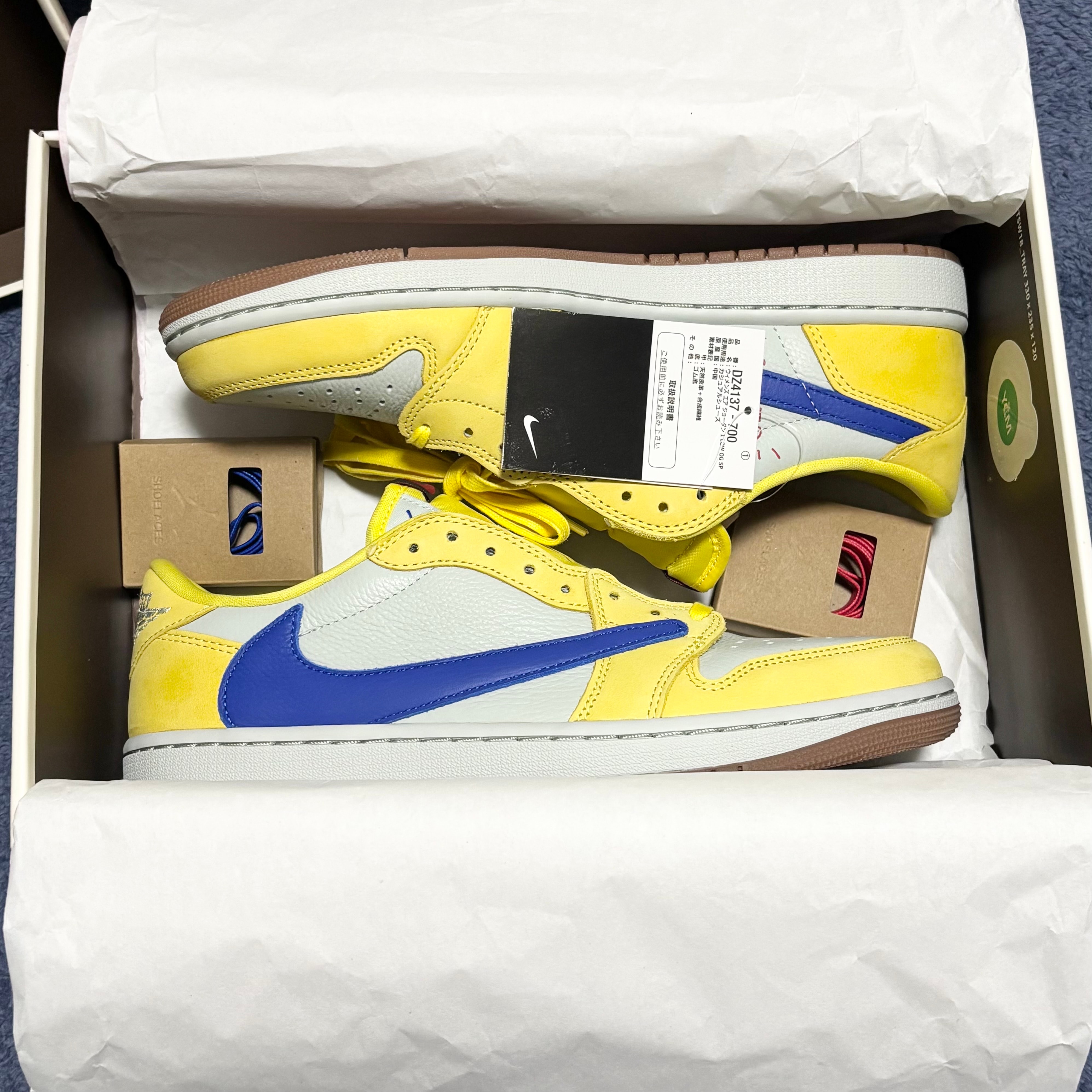 Travis Scott × Nike Women's Air Jordan 1 Retro Low OG "Canary"