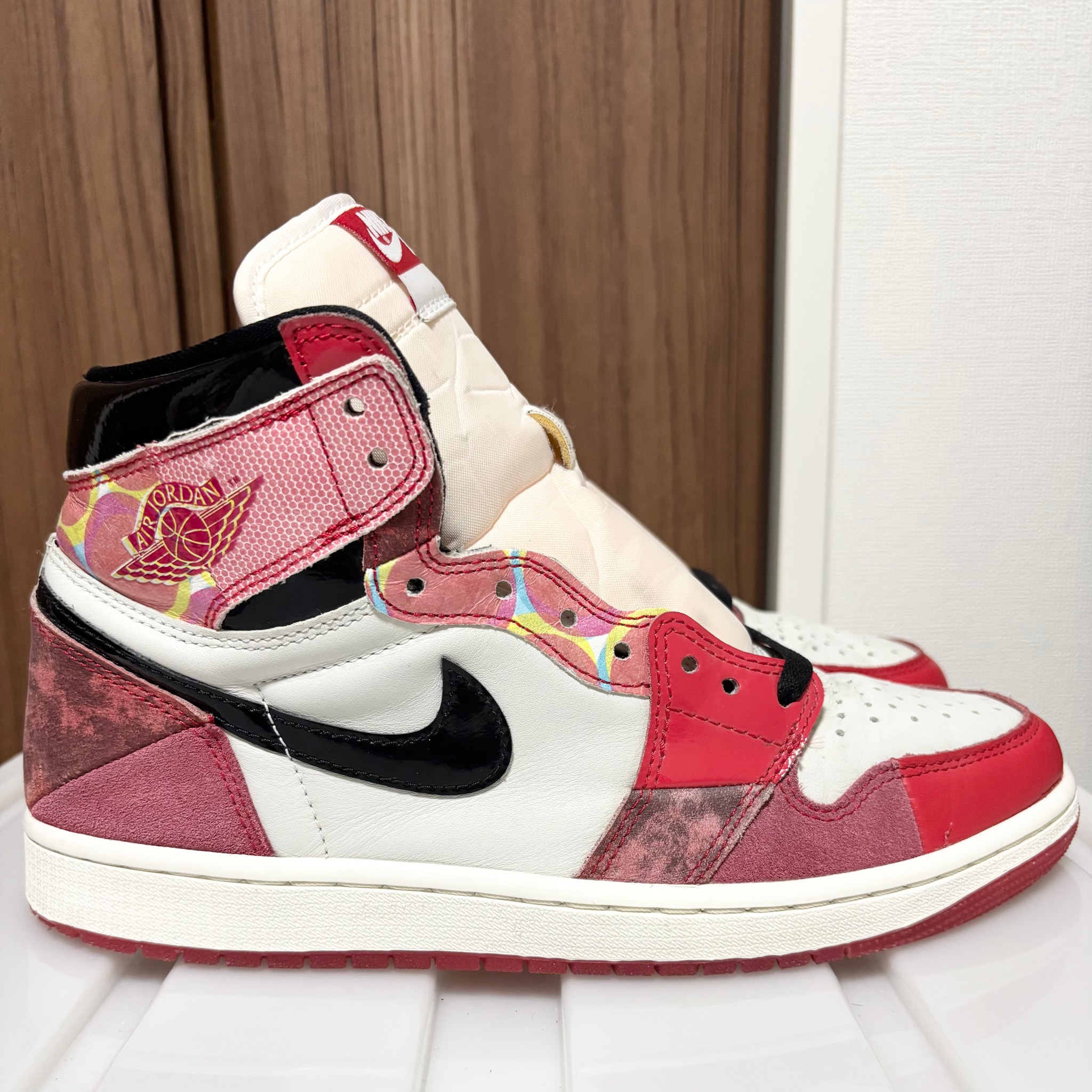 Spider-Man × Nike Air Jordan 1 Retro High OG SP "Spider-Man: Across the Spider-Verse/University Red"