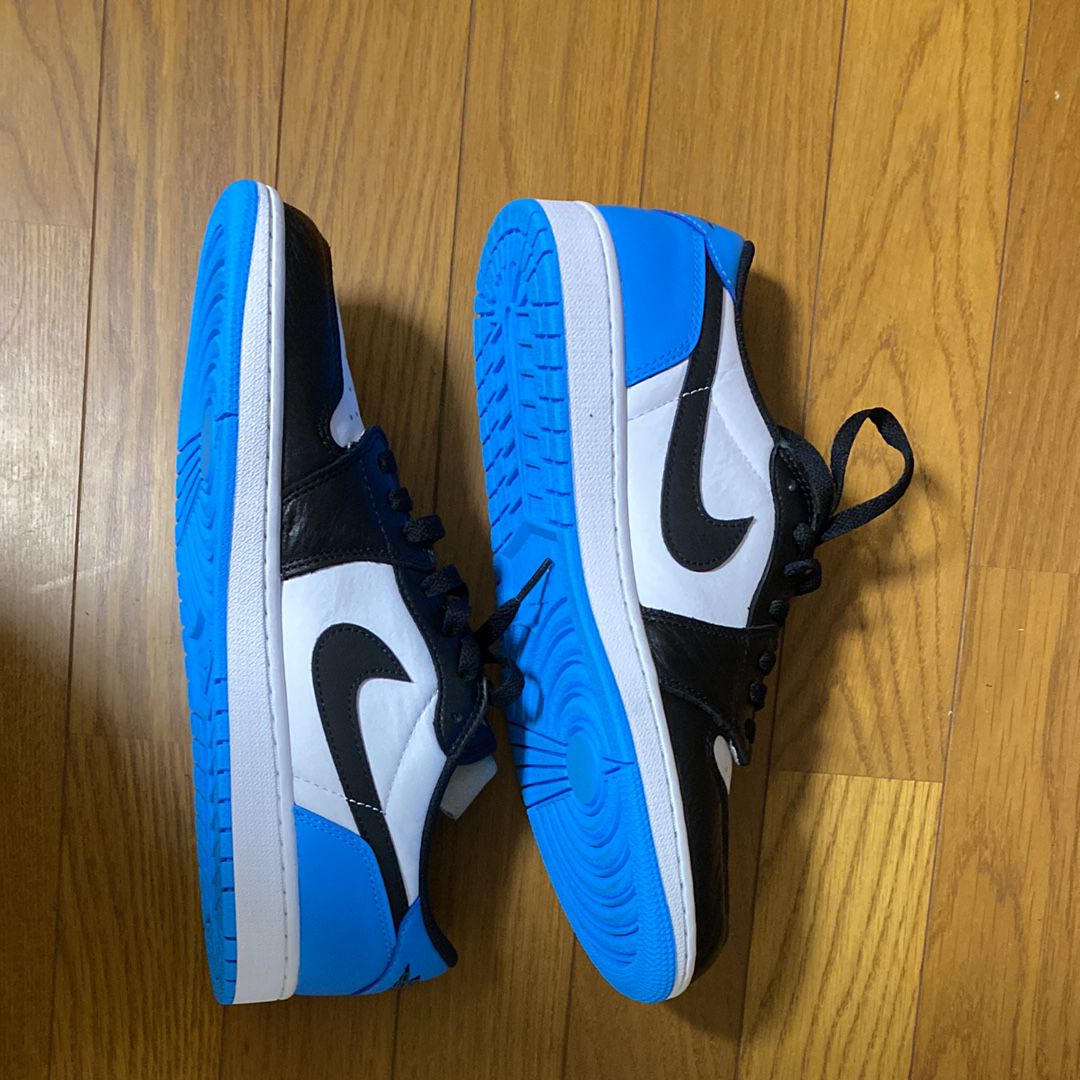 Nike Air Jordan 1 Low OG "Black and Dark Powder Blue/UNC"