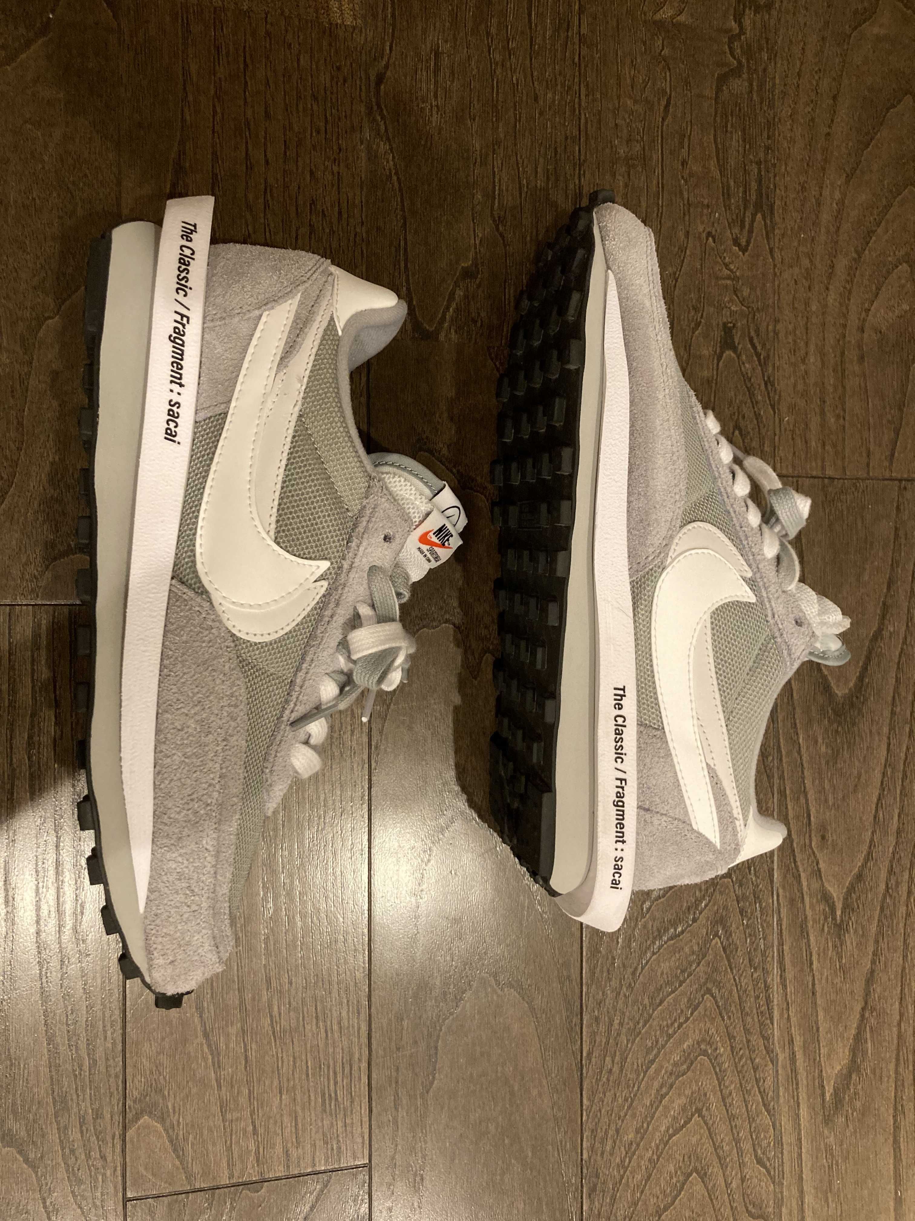 Fragment × sacai × Nike LD Waffle "Light Smoke Grey"