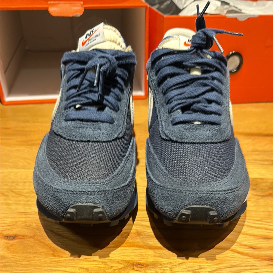 fragment design × sacai × Nike LD Waffle "Blackended Blue"