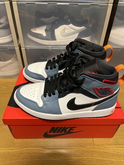 FACETASM × Nike Air Jordan 1 Mid "White/Navy"