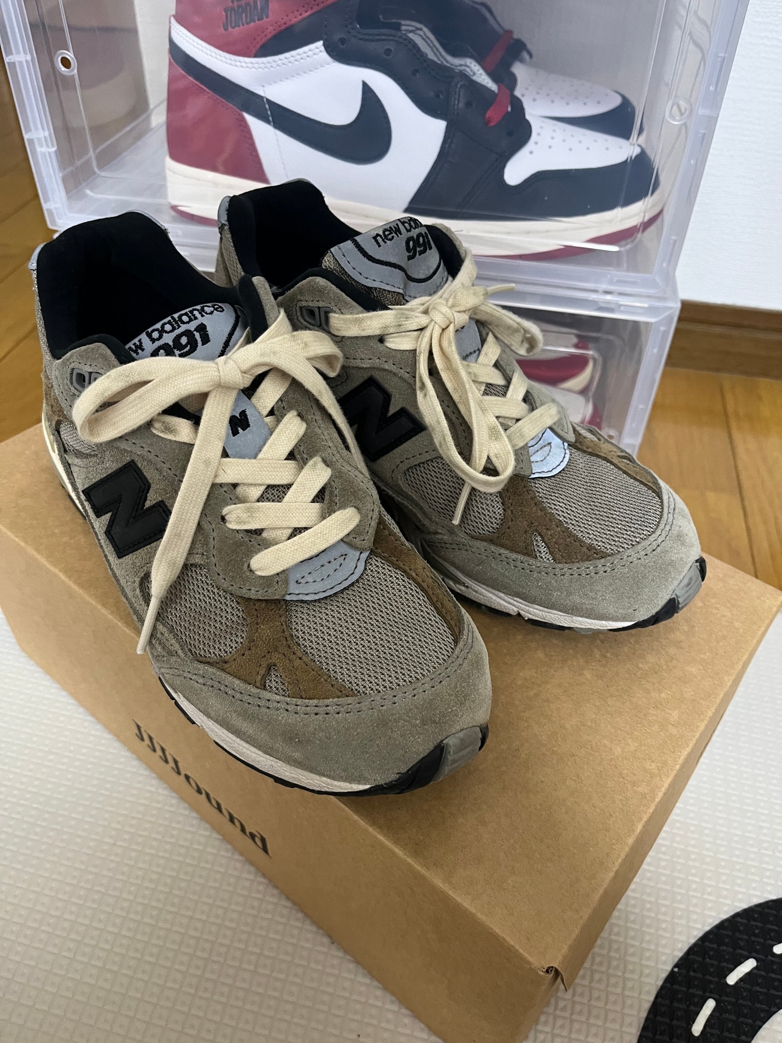 JJJJound × New Balance Women's 991 "Beige"