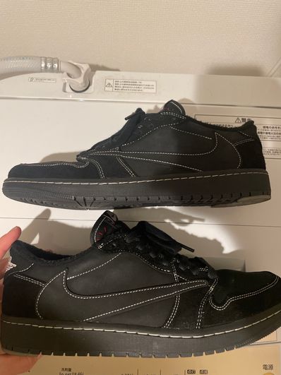 Travis Scott × Nike Air Jordan 1 Low OG SP "Black Phantom"