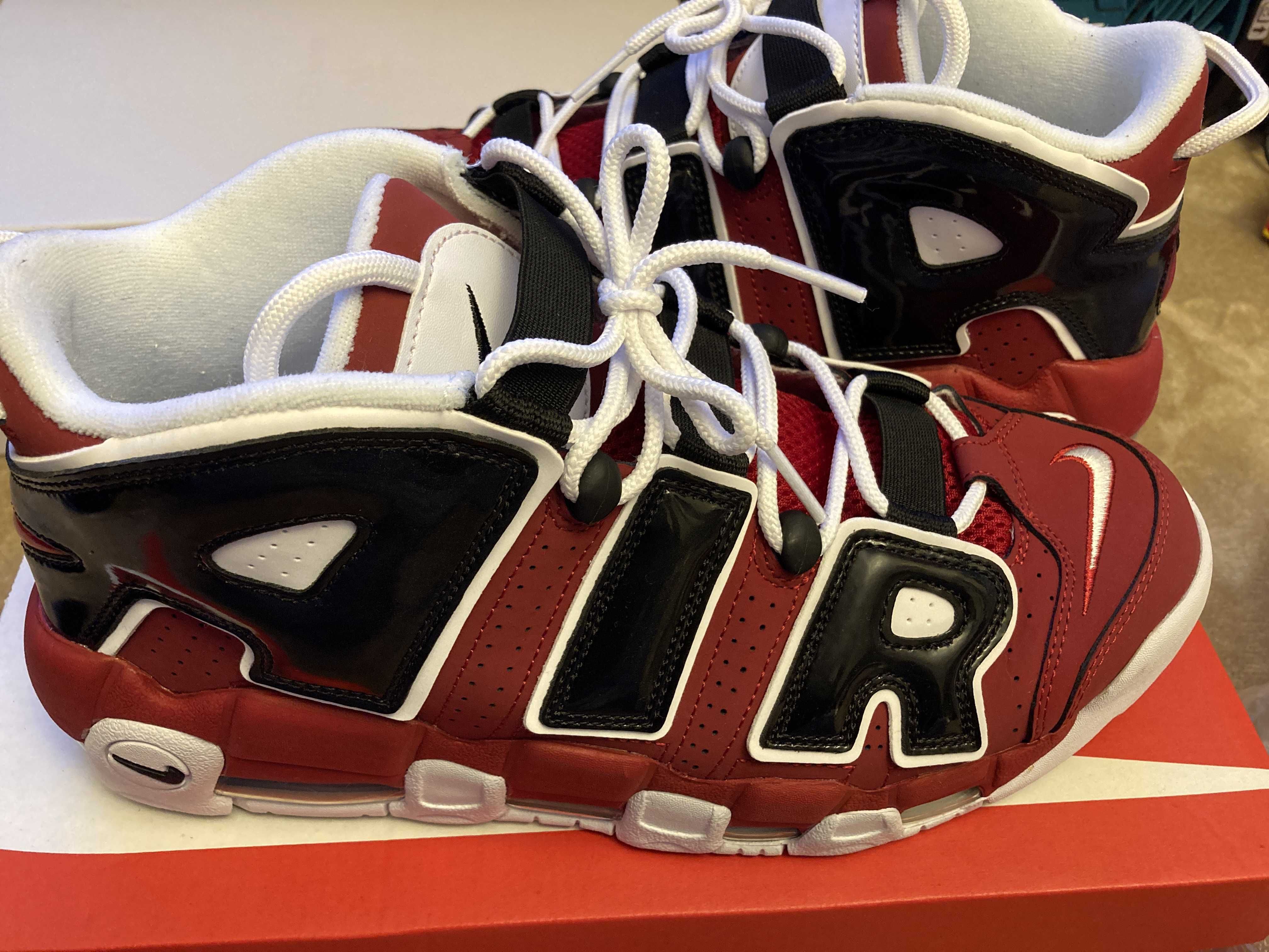 Nike Air More Uptempo ’96 "Black and Varsity Red" (2021) 