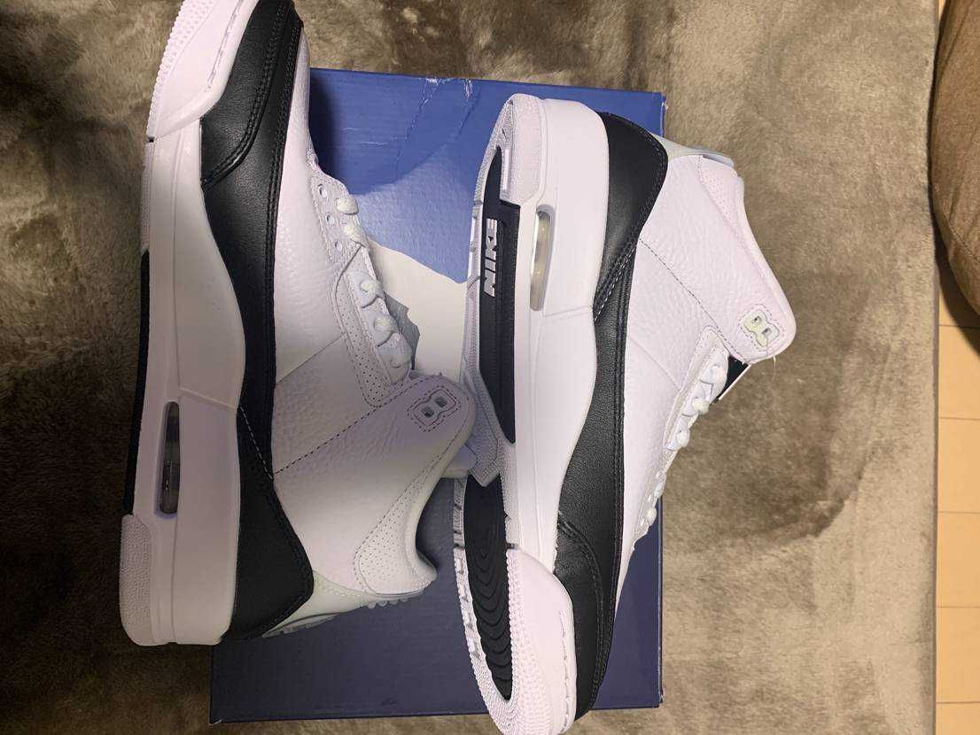 Fragment × Nike Air Jordan 3 "White/Black"