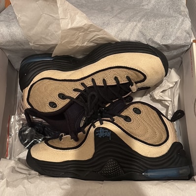 Stussy × Nike Air Penny 2 "Rattan and Limestone"