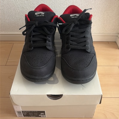 Supreme × Nike SB Dunk Low "Black" (25FW Week2)