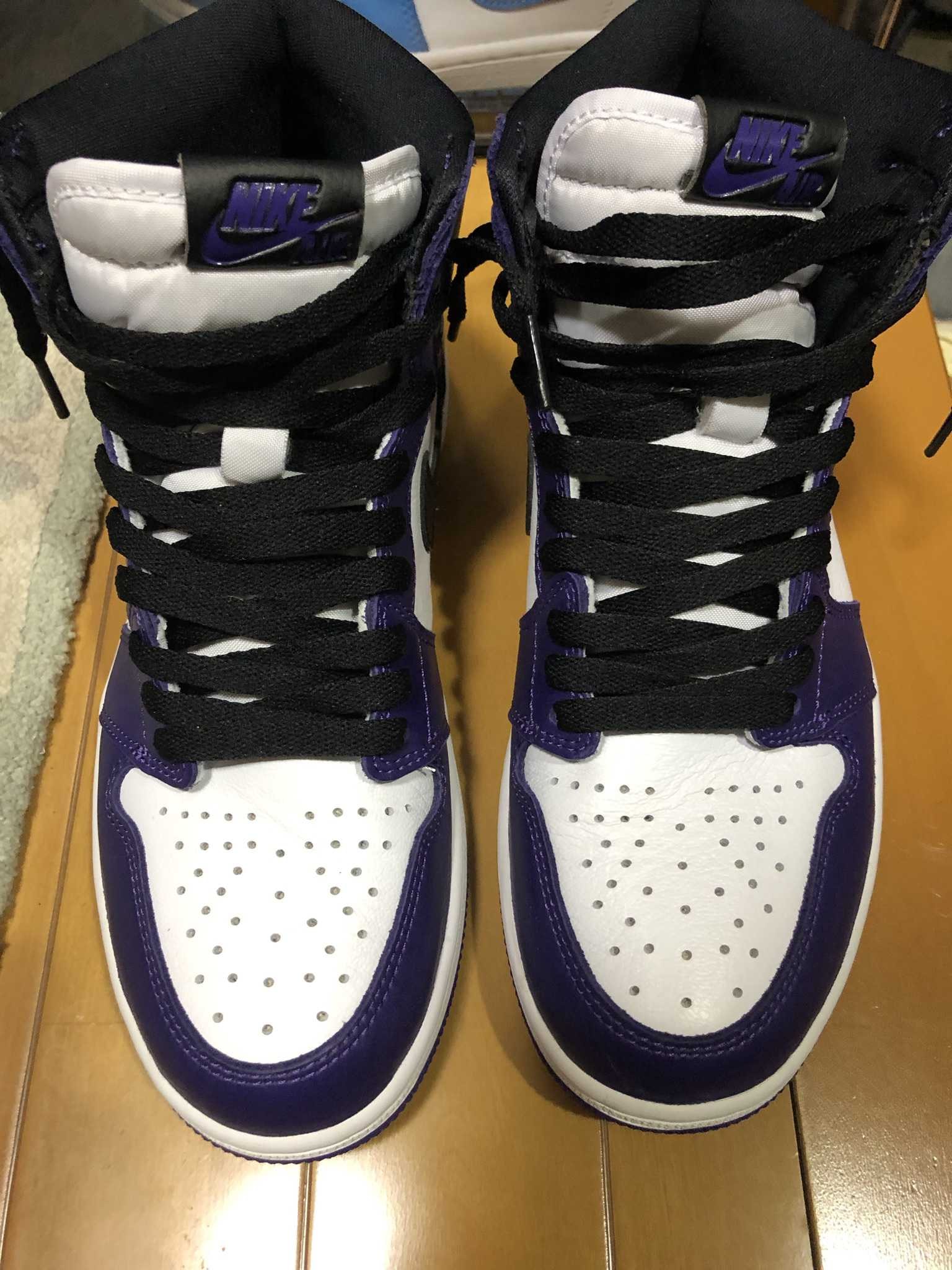 Nike Air Jordan 1 Retro High OG "Court Purple White/Black" (2020)