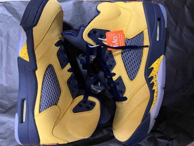 NIKE AIR JORDAN 5 "MICHIGAN"