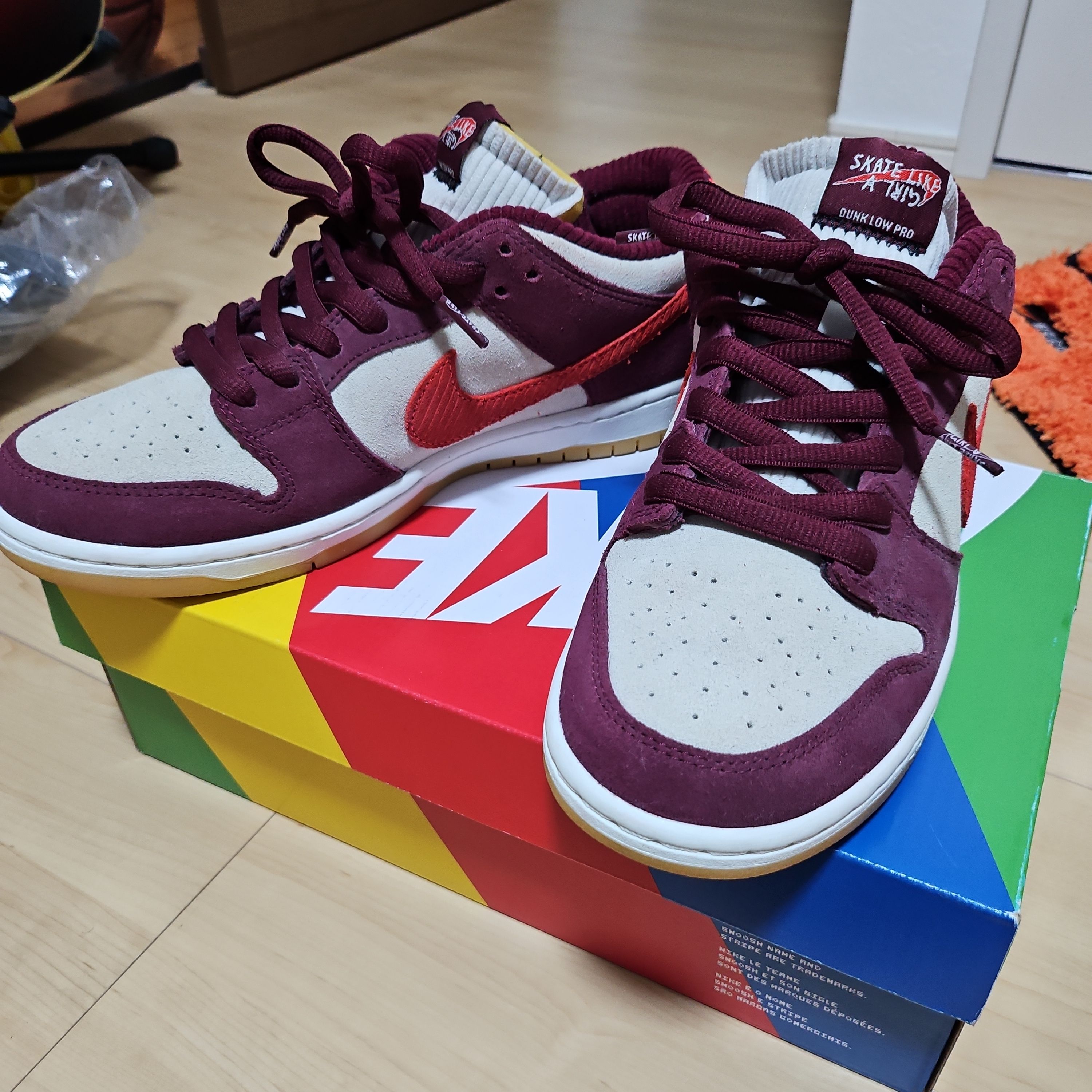 Skate Like a Girl × Nike SB Dunk Low Pro "Dark Beetroot"