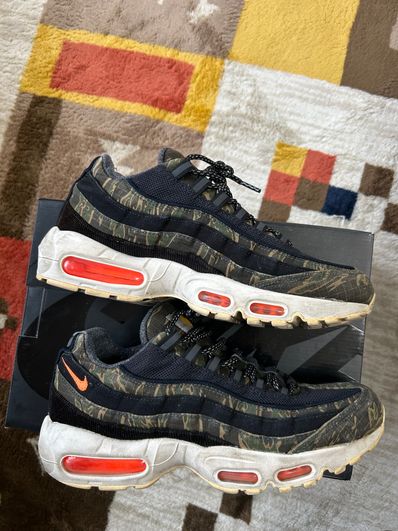 Carharte WIP × Nike Air Max 95 "Black/Sail/Total Orange"
