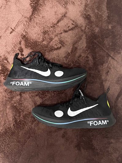 Off-White × Nike Zoom Fly Mercurial Flyknit "Black/White/Volt"