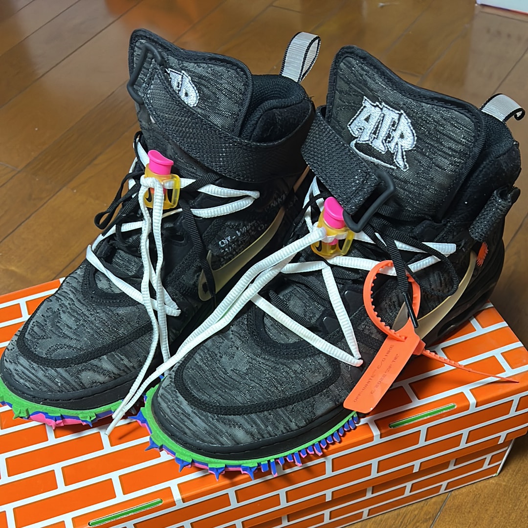 Off-White × Nike Air Force 1 Mid "Black"