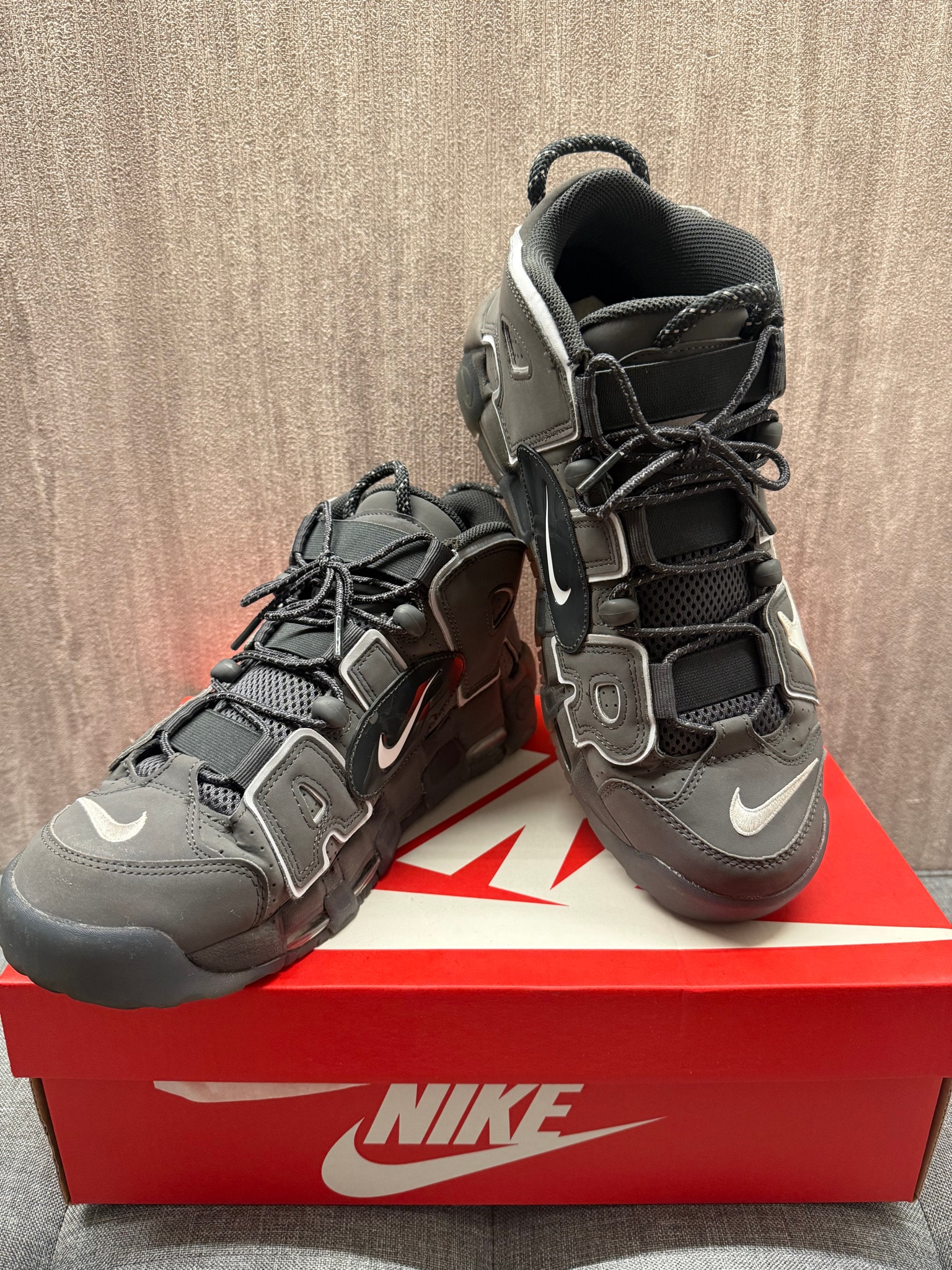 Nike Air More Uptempo Copy Paste "Iron Grey/White/Smoke Grey/Anthracite"