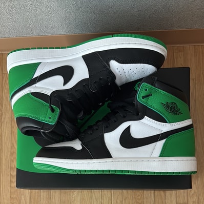 Nike Air Jordan 1 Retro High OG "Celtics/Black and Lucky Green" (2023)