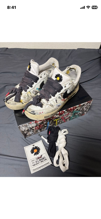 PEACEMINUSONE × Nike Air Force 1 Low "Para-noise/White/Black" / G-DRAGON