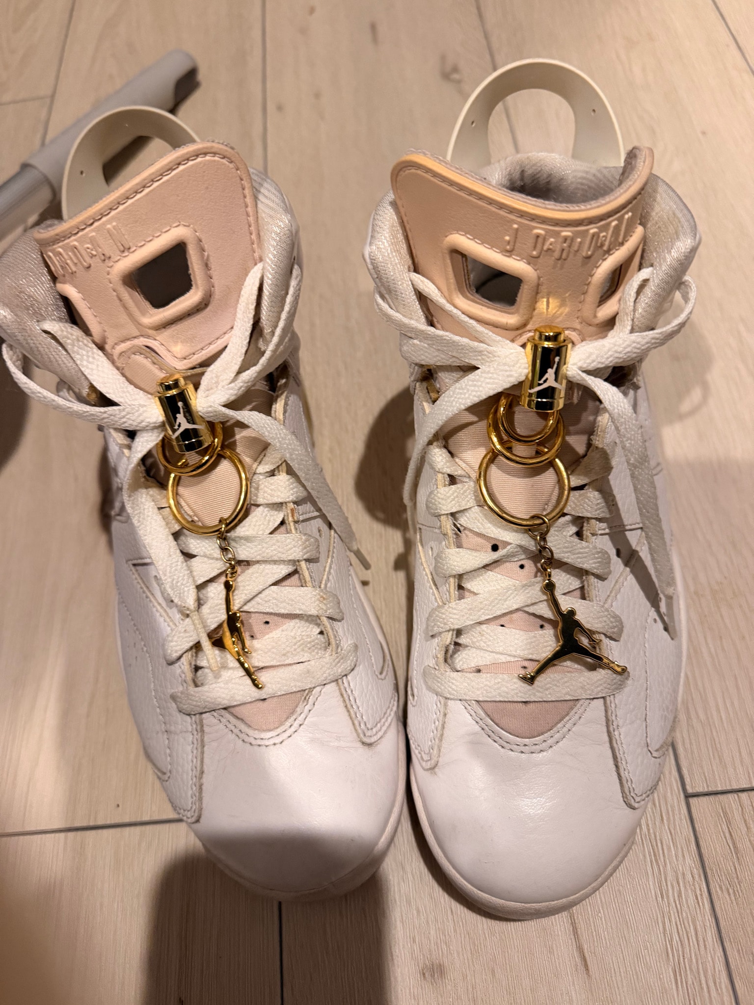 Nike Women's Air Jordan 6 "Gold Hoops"