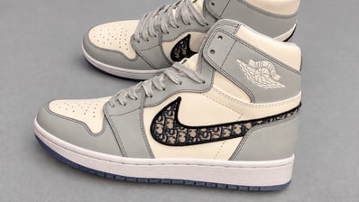Dior × Nike Air Jordan 1 High OG "Wolf Grey"