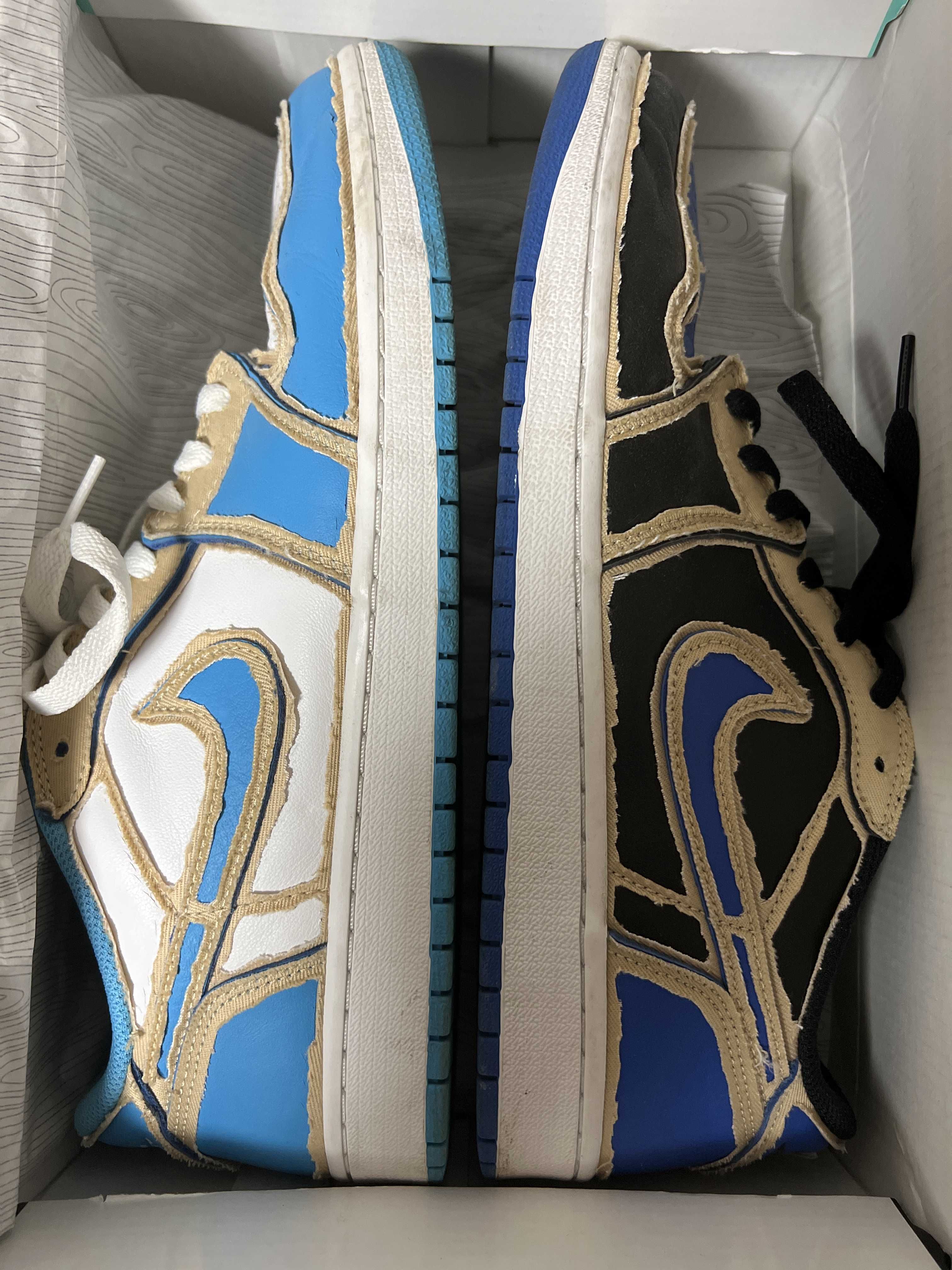 Nike SB Air Jordan 1 Low "Desert Ore/Royal Blue" 