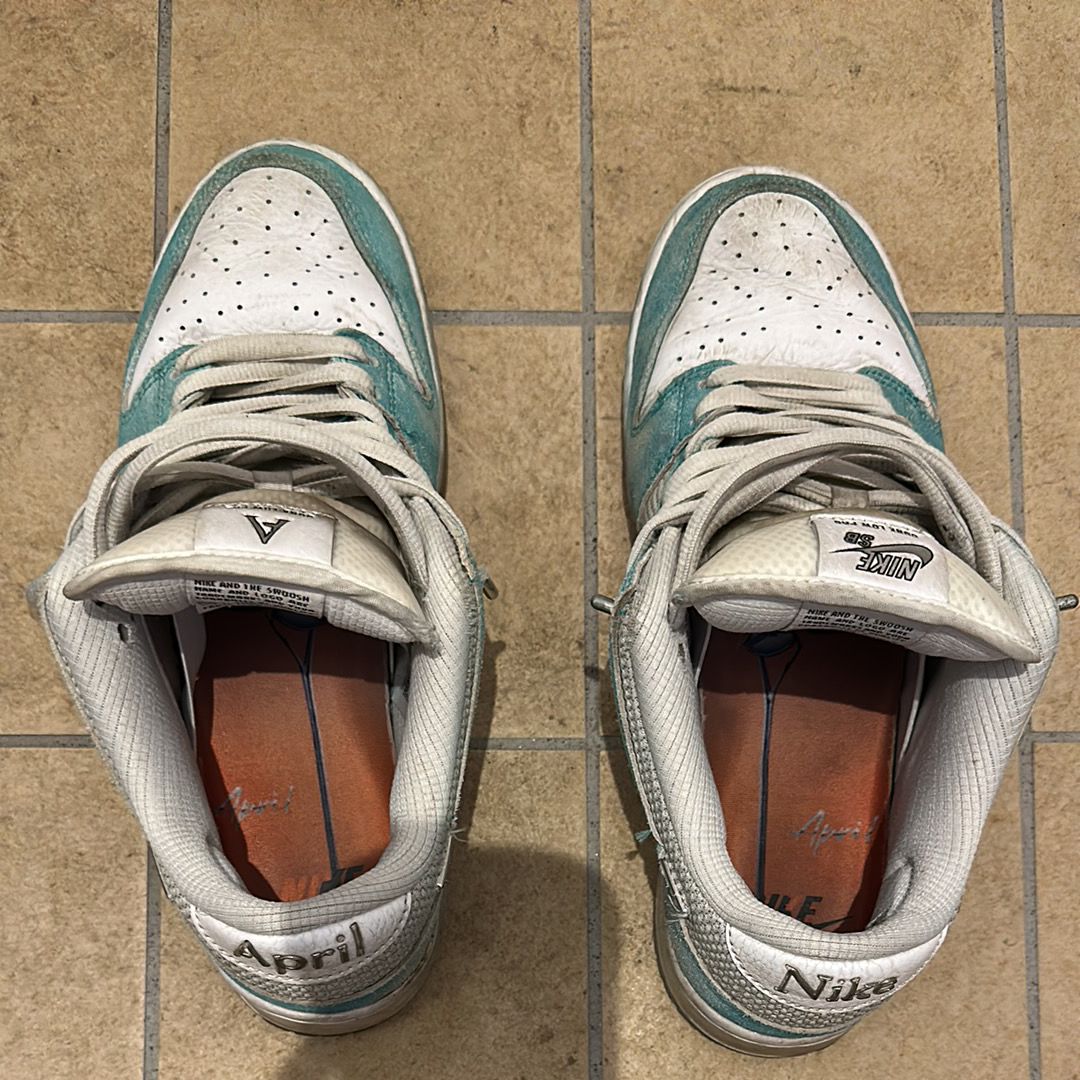 APRIL SKATEBOARDS × Nike SB Dunk Low Pro QS "White and Multi-Color"