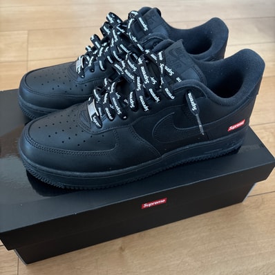 Supreme × Nike Air Force 1 Low "Black"