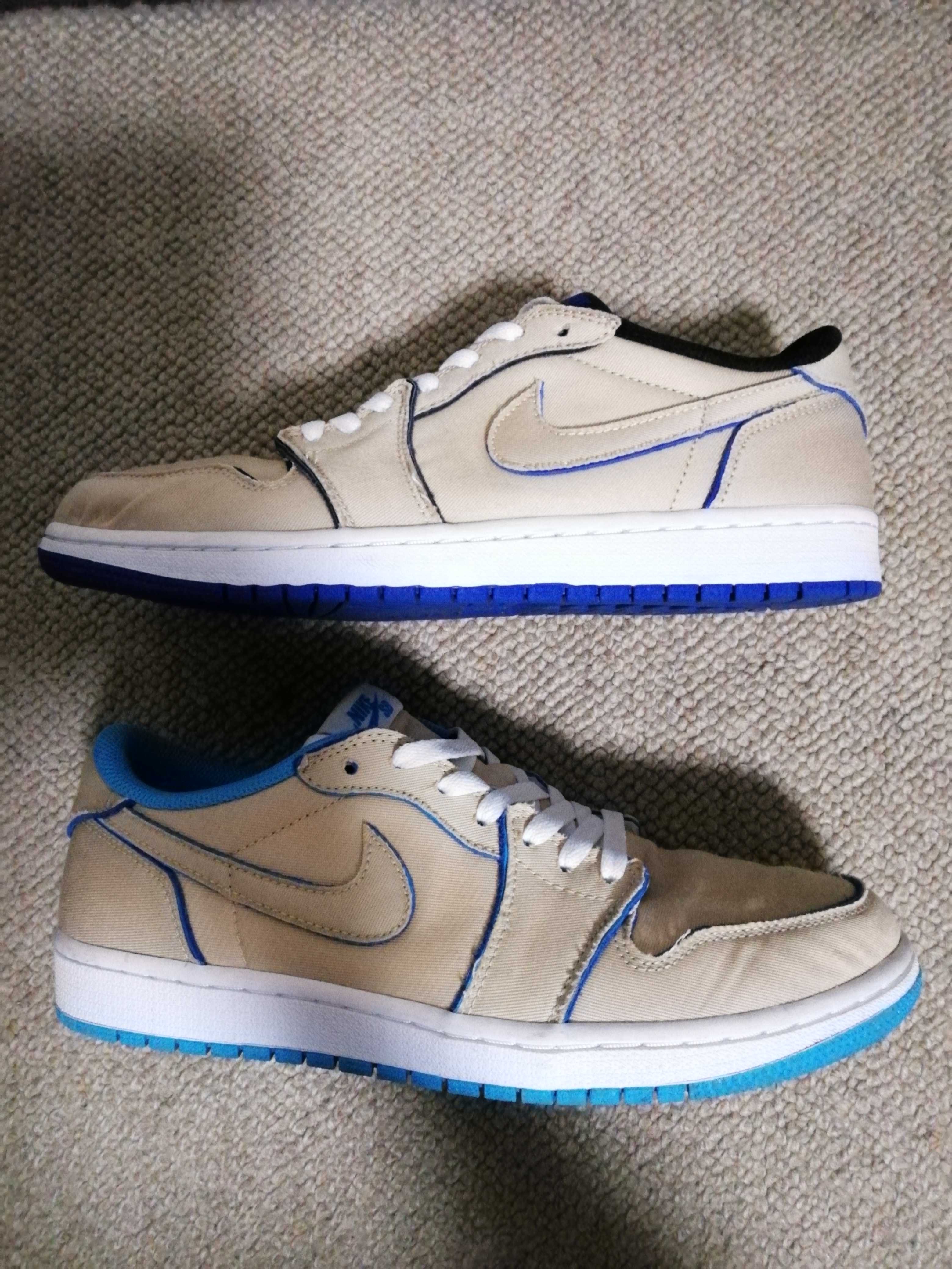 Nike SB Air Jordan 1 Low "Desert Ore/Royal Blue" 