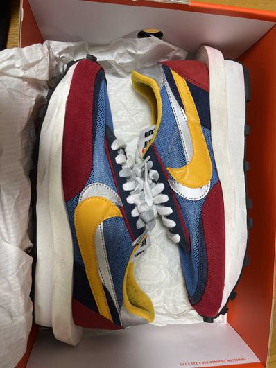 sacai × Nike LDV Waffle "Red/Blue"