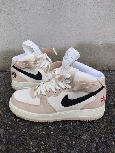 Nike Air Force 1 Mid "Pale Ivory and Shimmer/Izakaya"