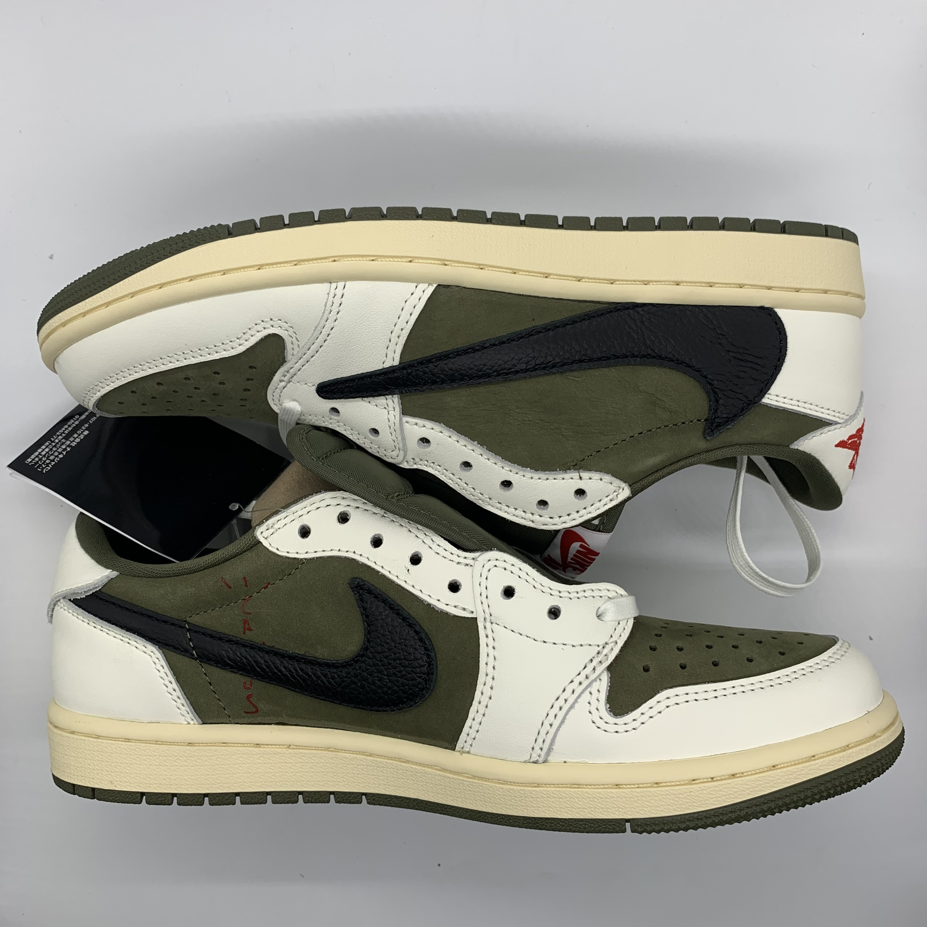 Travis Scott × Nike Air Jordan 1 Low OG SP "Reverse Olive"