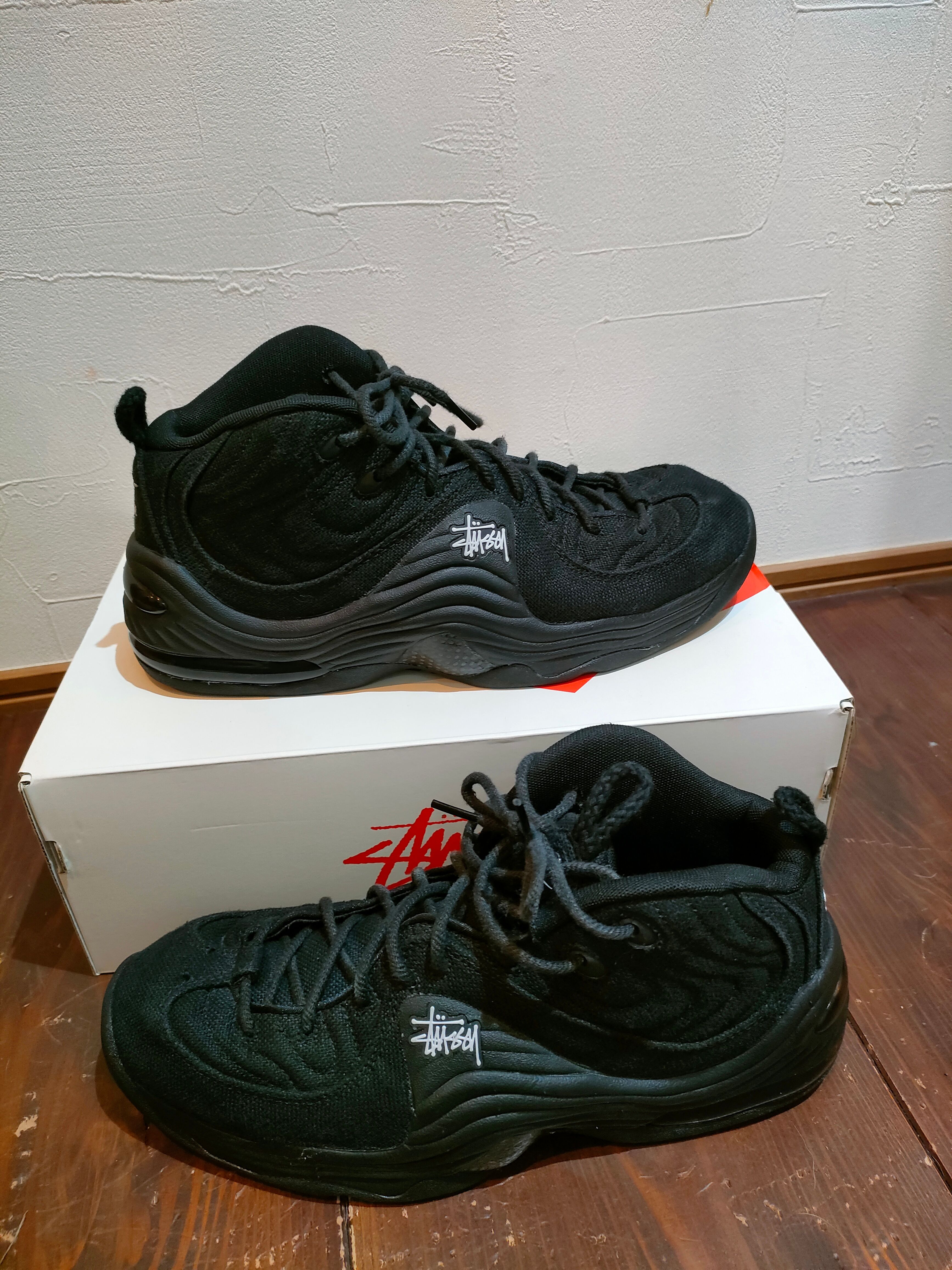 Stussy × Nike Air Penny 2 "Black"