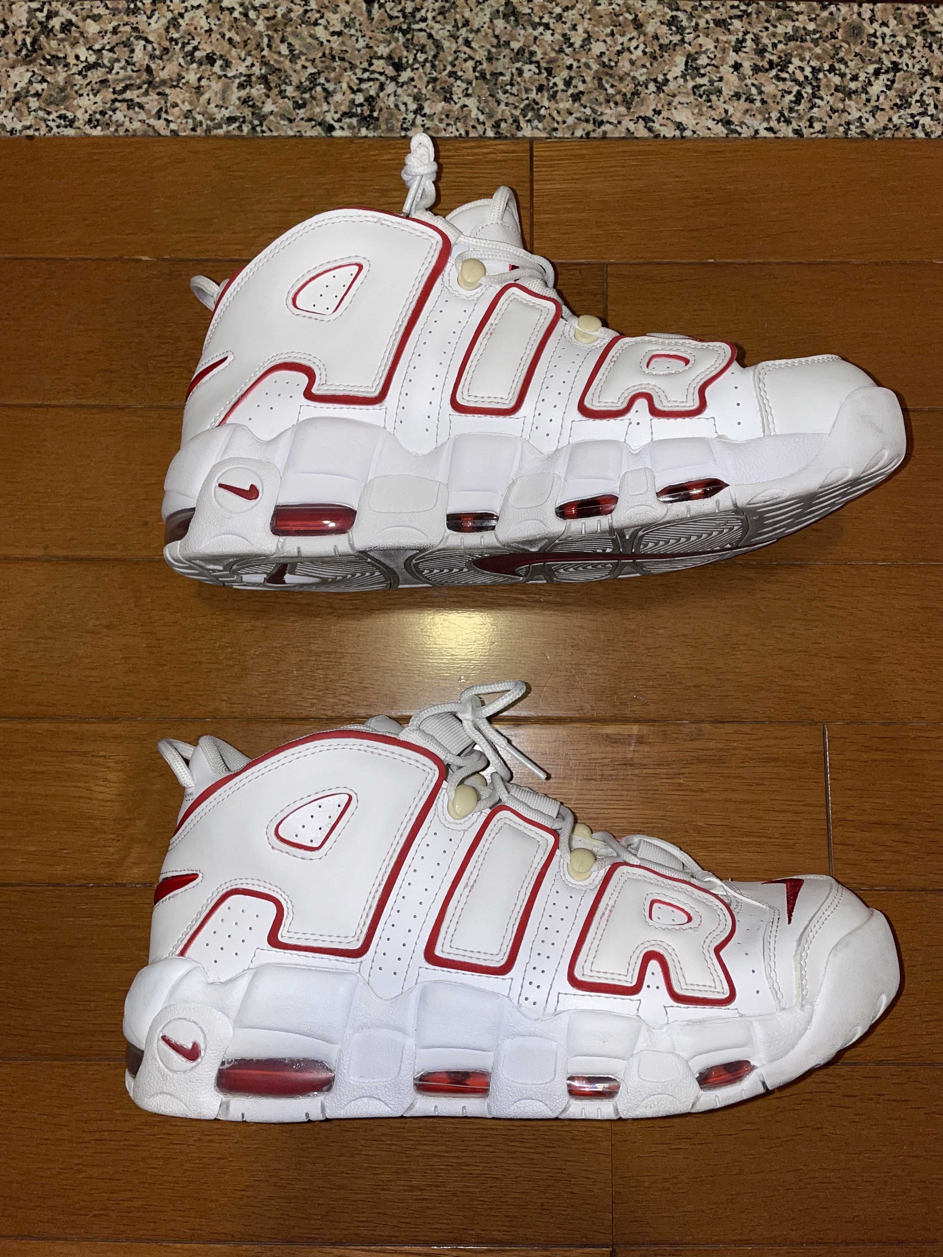 NIKE AIR MORE UPTEMPO "WHITE/VARSITY RED" (2021)