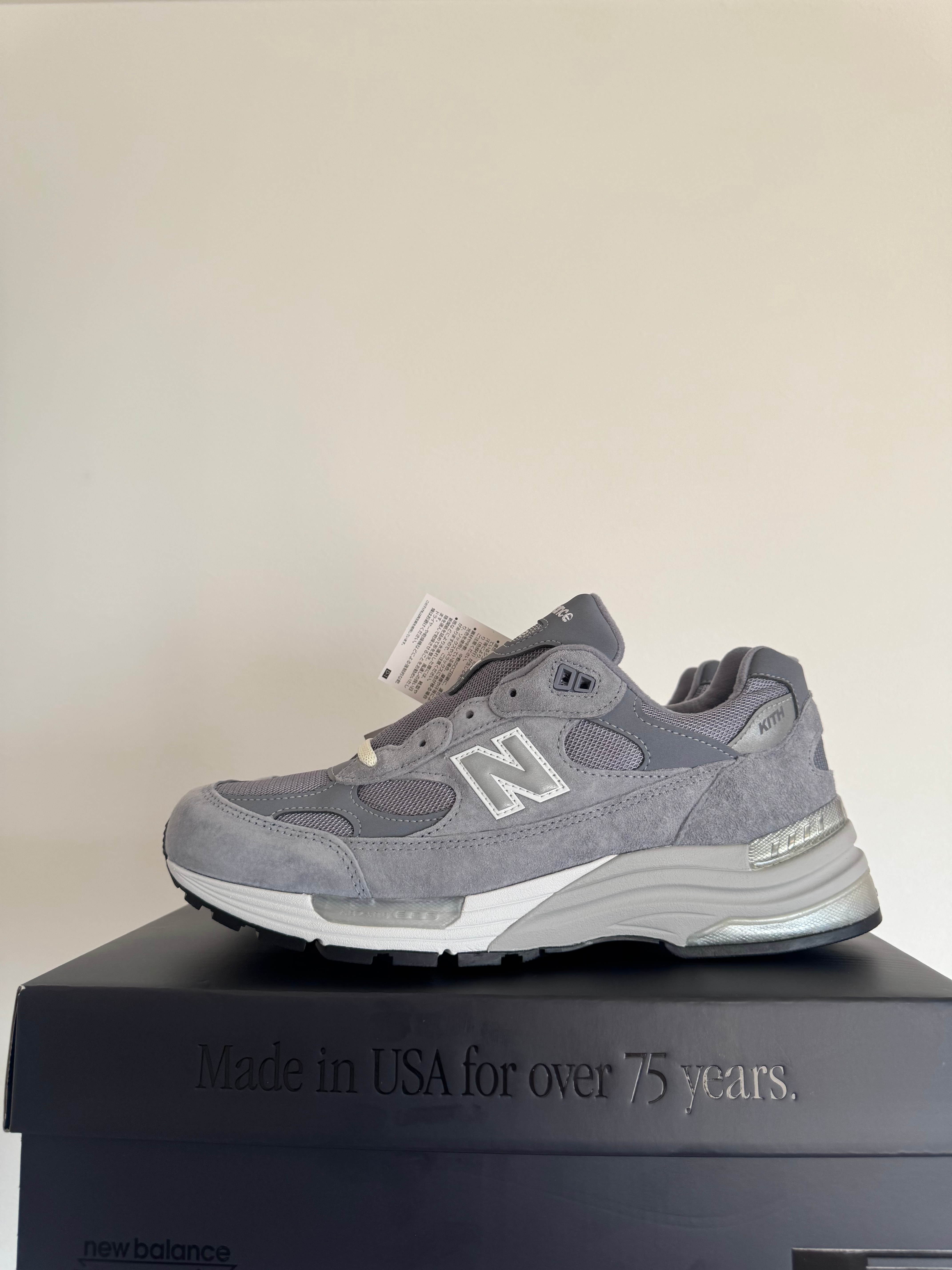 KITH × New Balance 992 Made in USA "Argon"