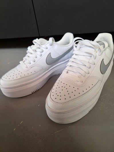 Nike Women's Court Vision Alta "White/Grey"