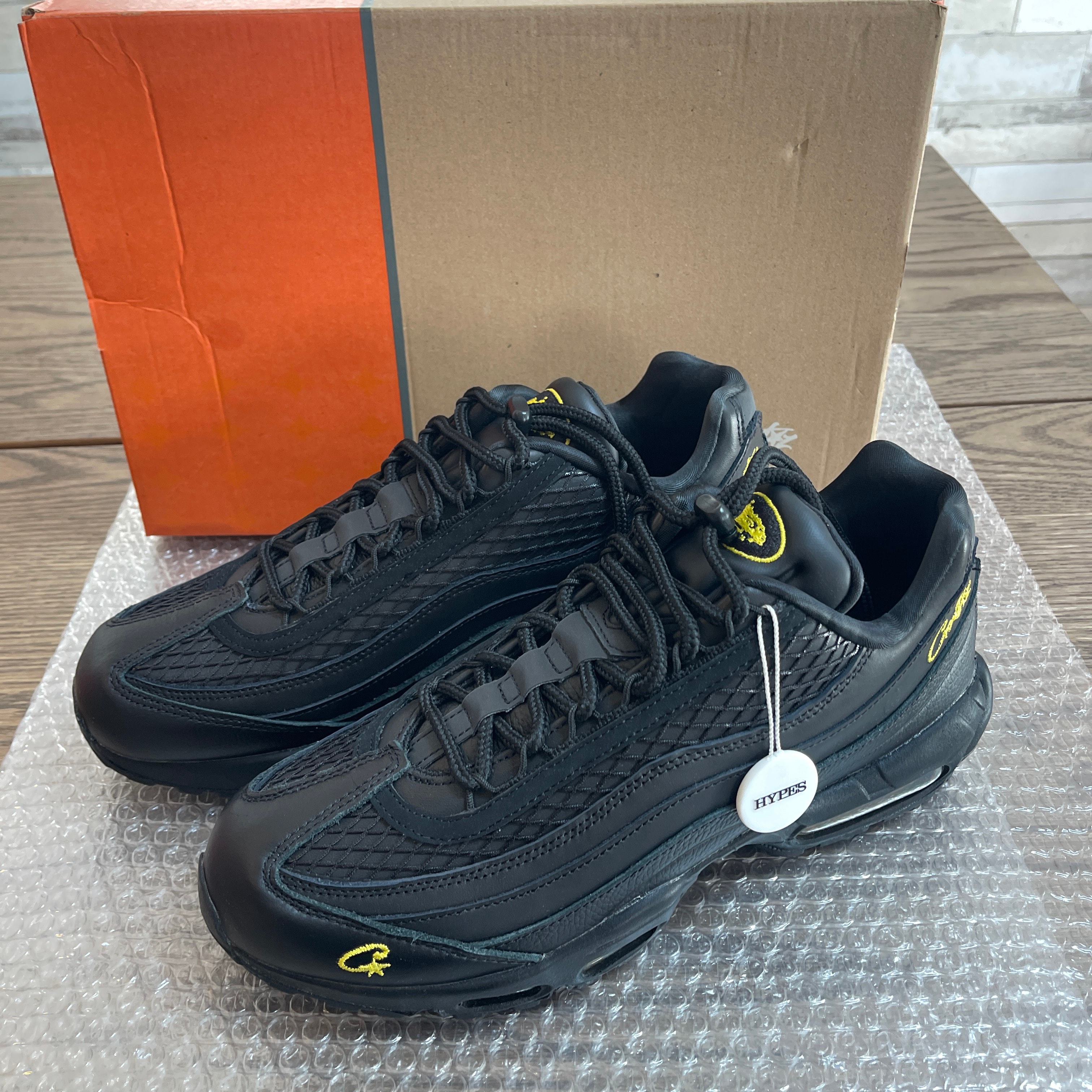 Corteiz × Nike Air Max 95 "Black and Tour Yellow"