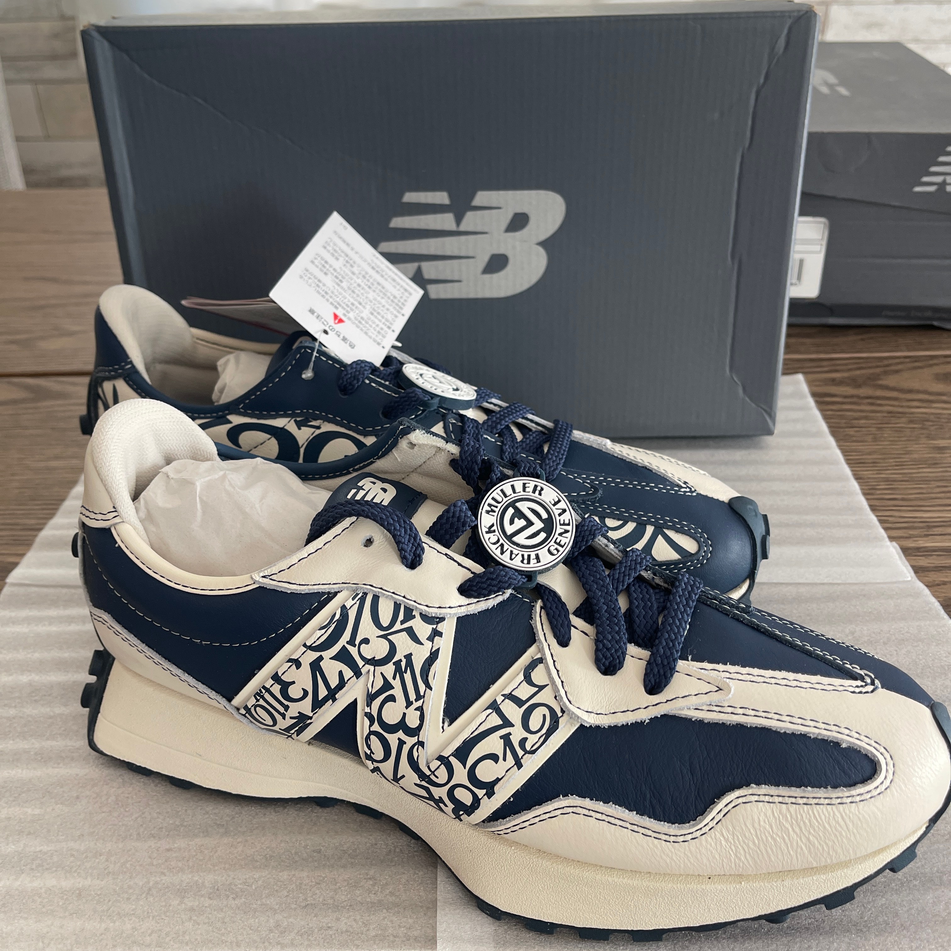 Frank Muller × New Balance 327 "Navy"