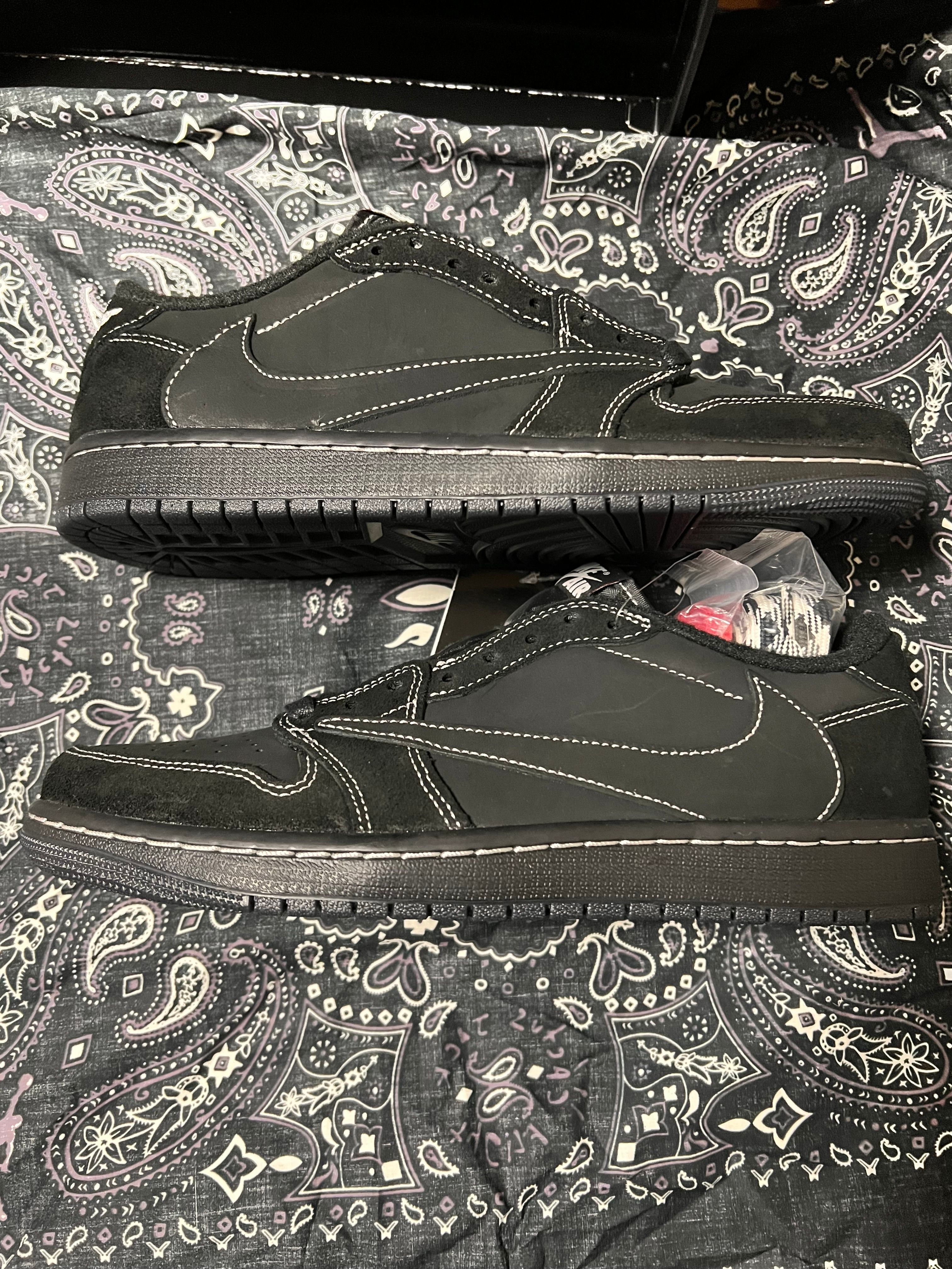 Travis Scott × Nike Air Jordan 1 Low OG SP "Black Phantom"
